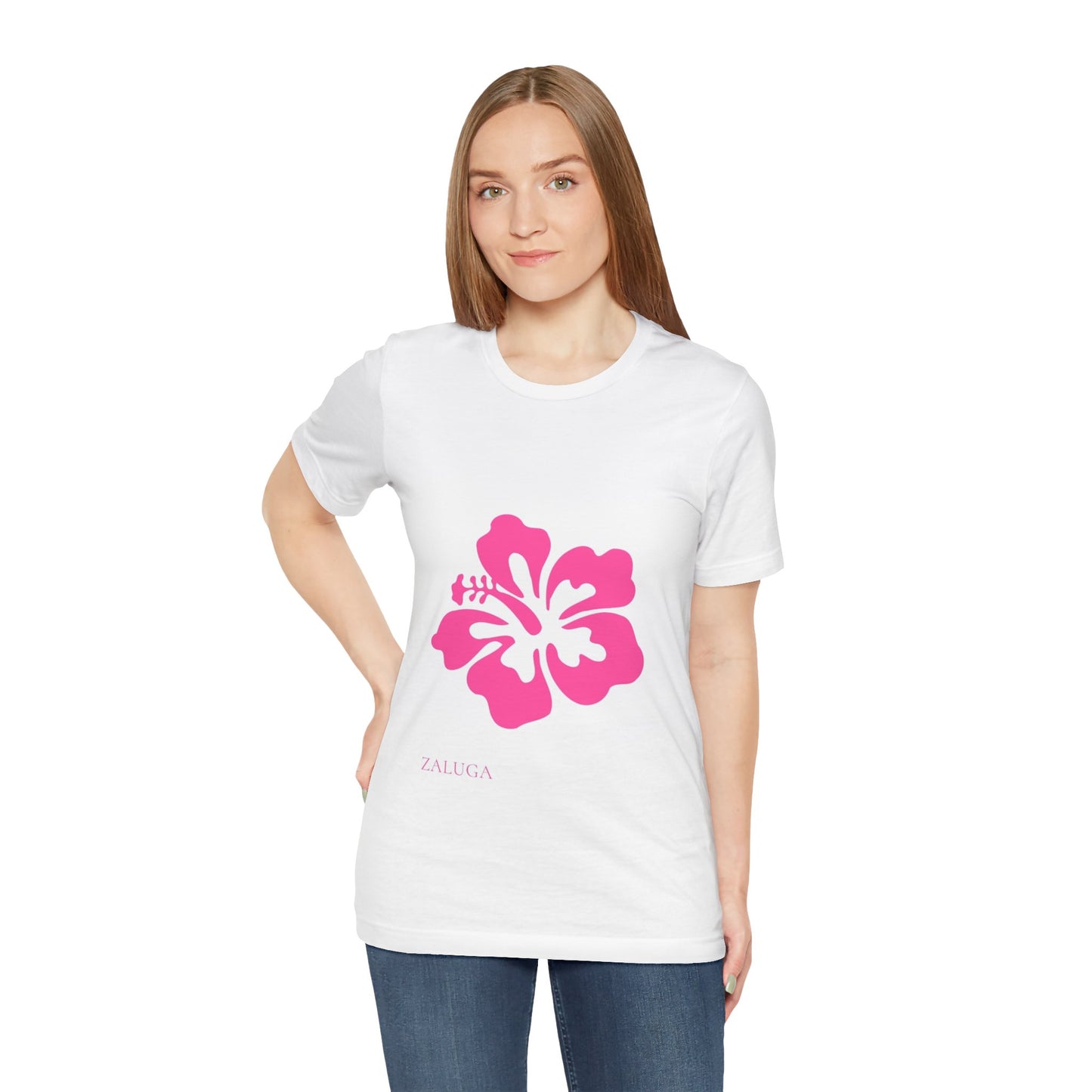 Tropical Hibiscus Floral Tee